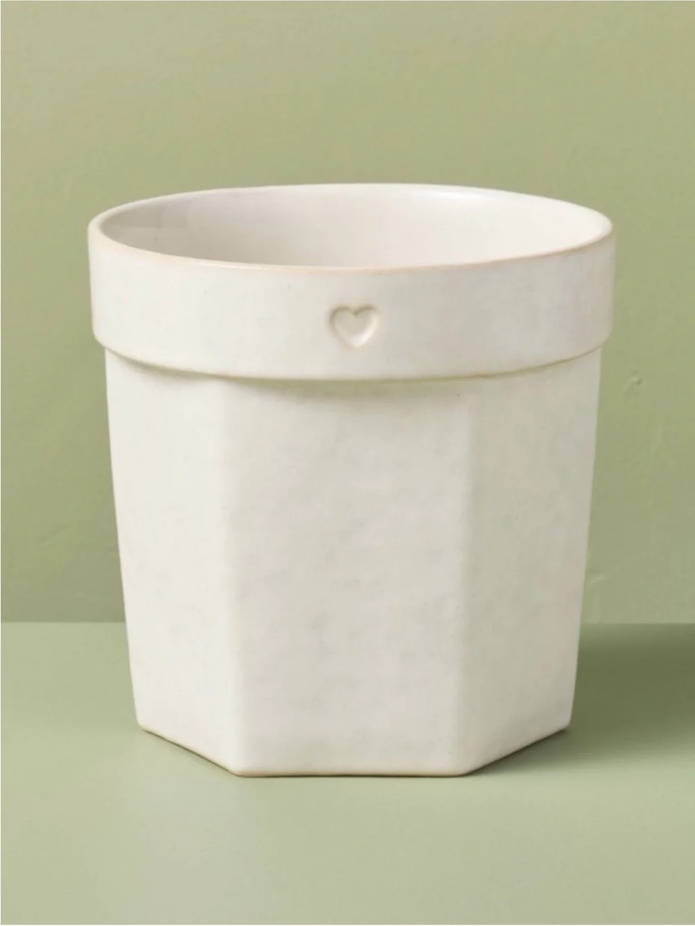 Ceramic Planter Pot with Heart from Hearth & Hand™ with Magnolia